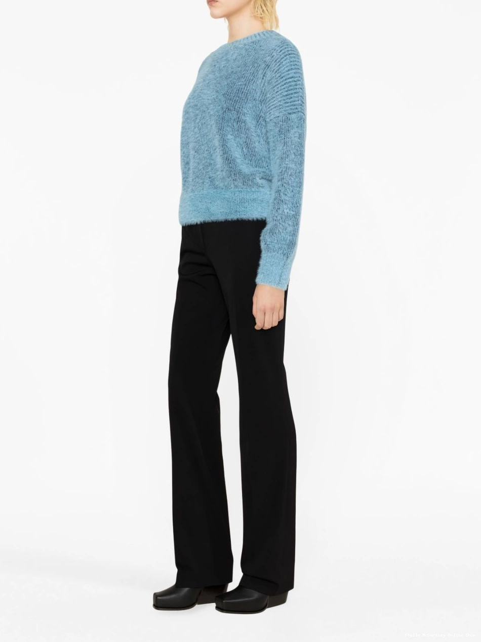 Affordable Stella Women trousers high-waist flared McCartney 0710